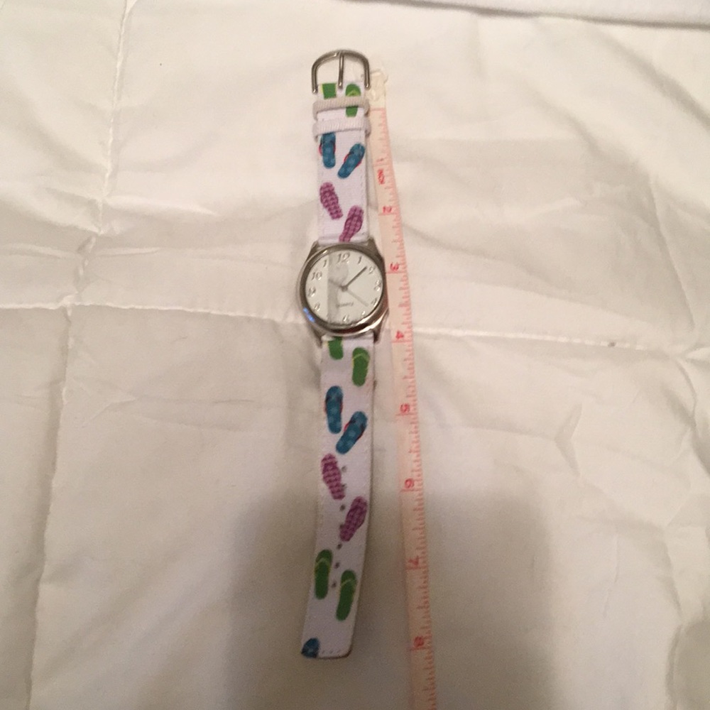 🔥Flip flop grosgrain strap watch NWOT